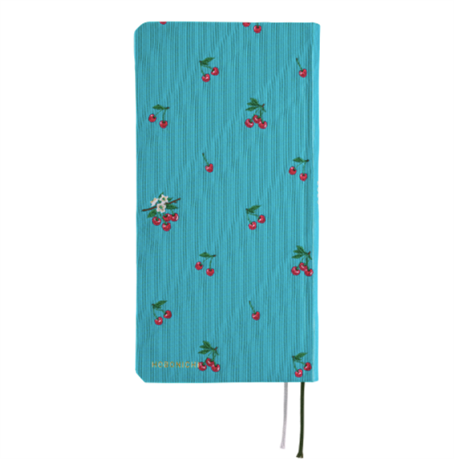 Hobonichi-Hobonichi Techo Weeks 2025 Mega Bow & Tie: Cherry-Çizgili-2-fleurdirect.live