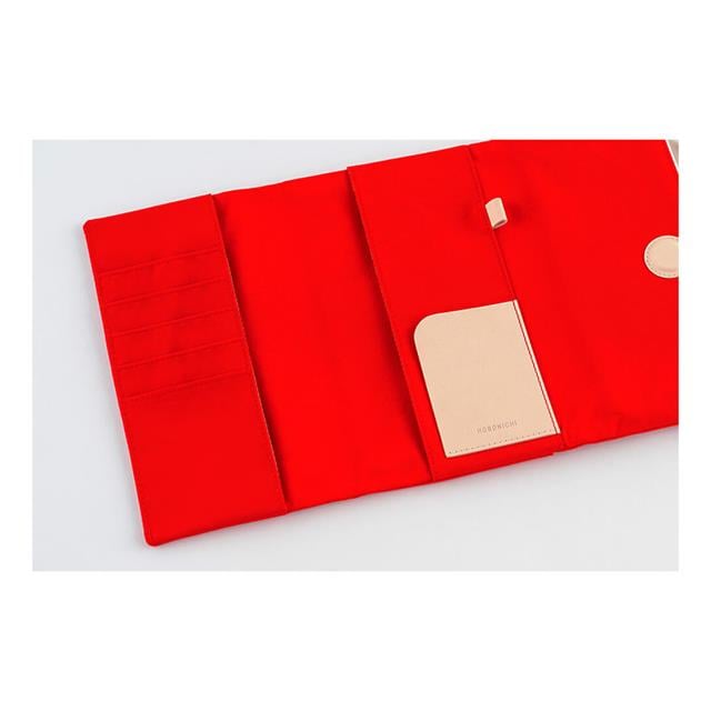 Hobonichi-Techo Weeks Cover Tragen Red Defter Kılıfı-Aksesuar-5-fleurdirect.live