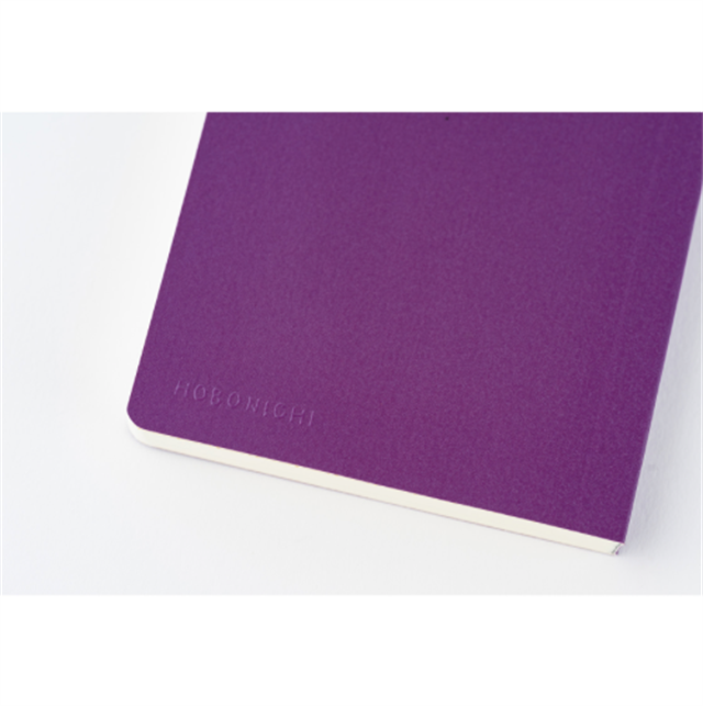 Hobonichi-Hobonichi Techo Weeks Mega B6 Deri Kapak Slim Colors: Rich Purple-Çizgili-7-fleurdirect.live