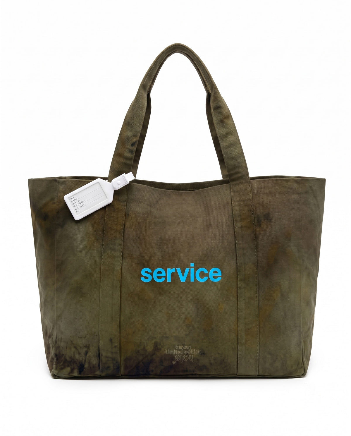 Limited Edition Eskitme Haki Tote Çanta - 001/016