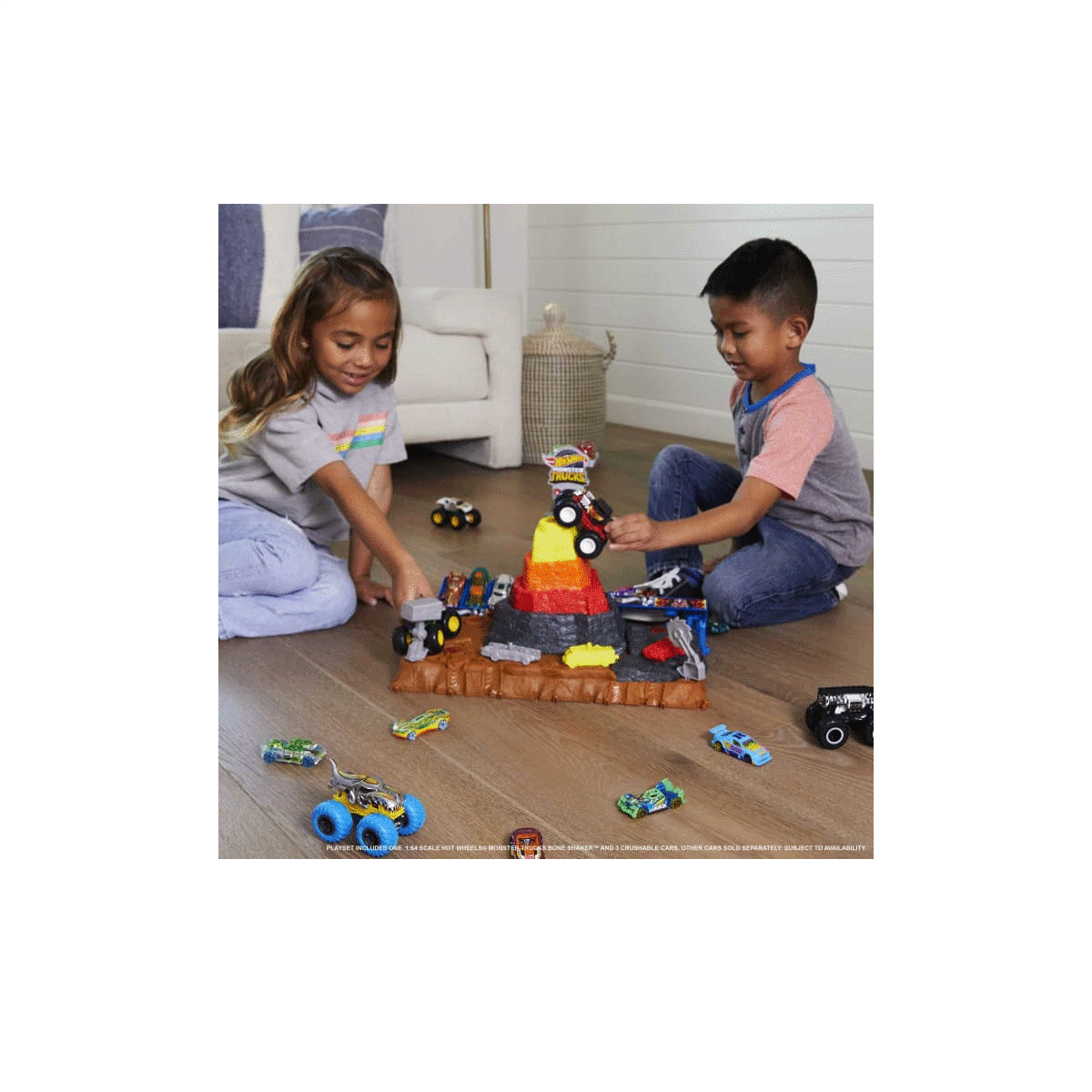 Hot Wheels-Monster Trucks Muhteşem Çarpışma Arenası-Oyuncak Arabalar ve Setleri-3-fleurdirect.live