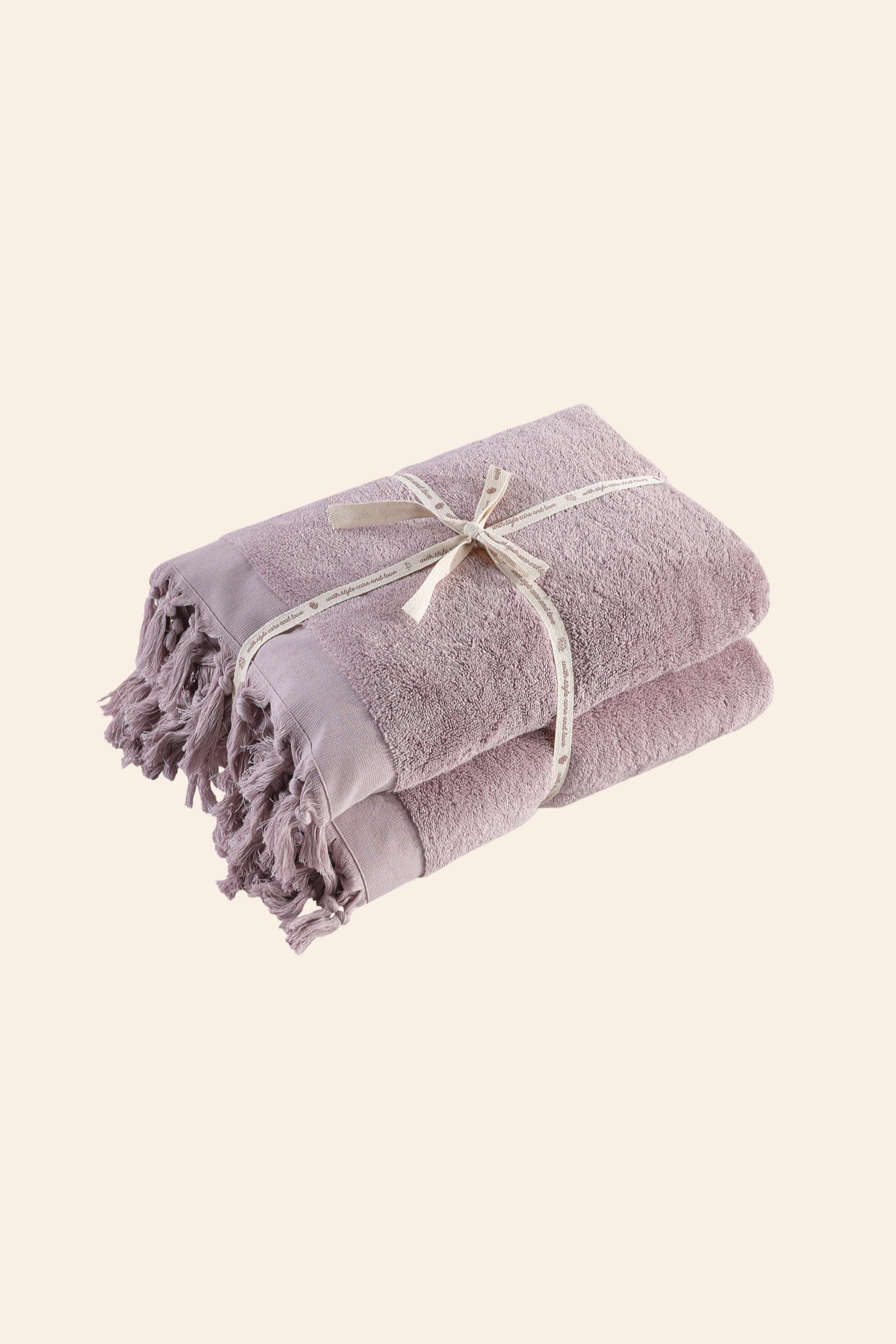 İRYA-Bodrum Banyo Havlusu Seti, Leylak - 2'li, 80x150 Cm-Havlu & Havlu Setleri-2-fleurdirect.live