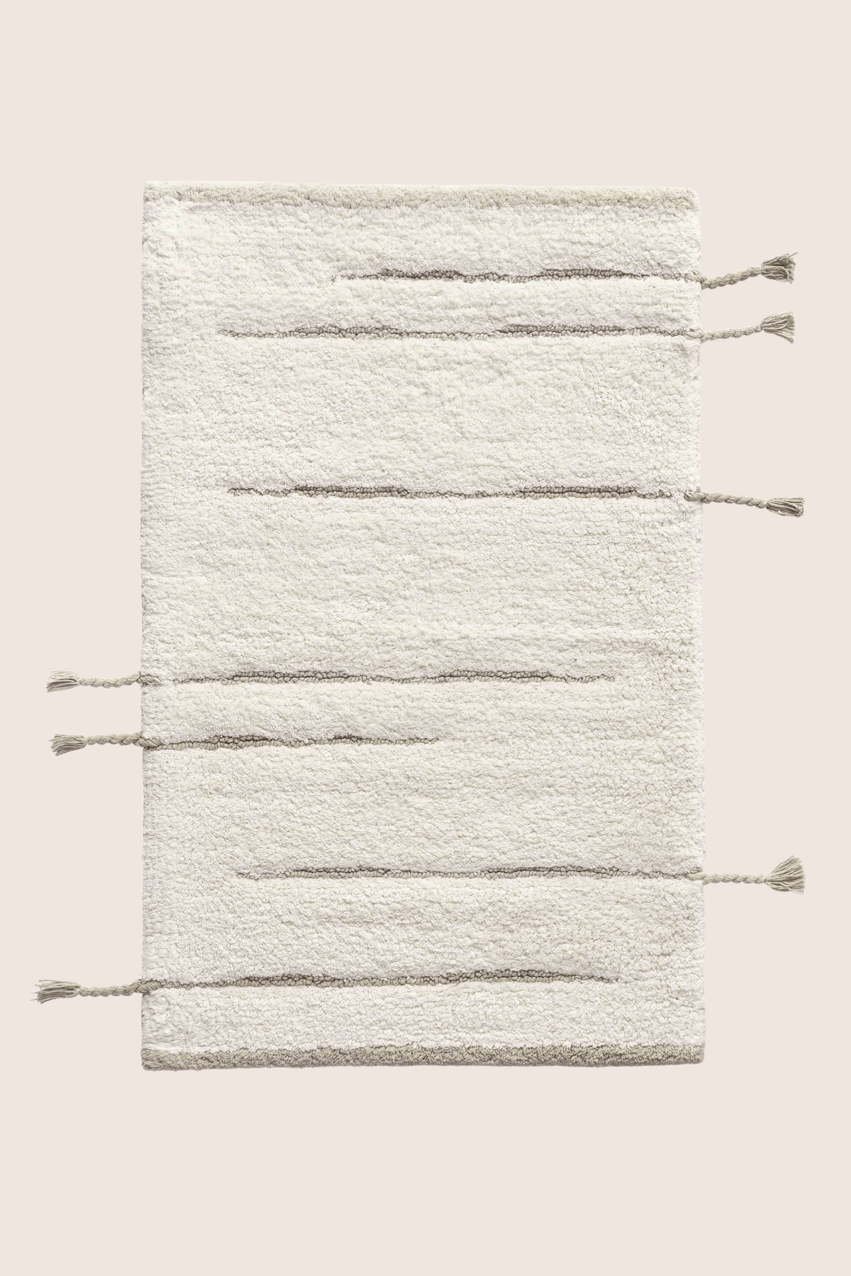 İRYA-Earth Tekli Banyo Paspası %100 Pamuk 50X80 Cm Yeşil-Paspas-3-fleurdirect.live