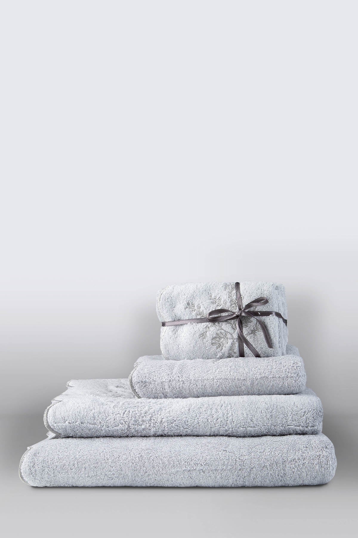 İRYA-Fenix Banyo Havlusu 90X150 Cm Gri-Havlu & Havlu Setleri-3-fleurdirect.live