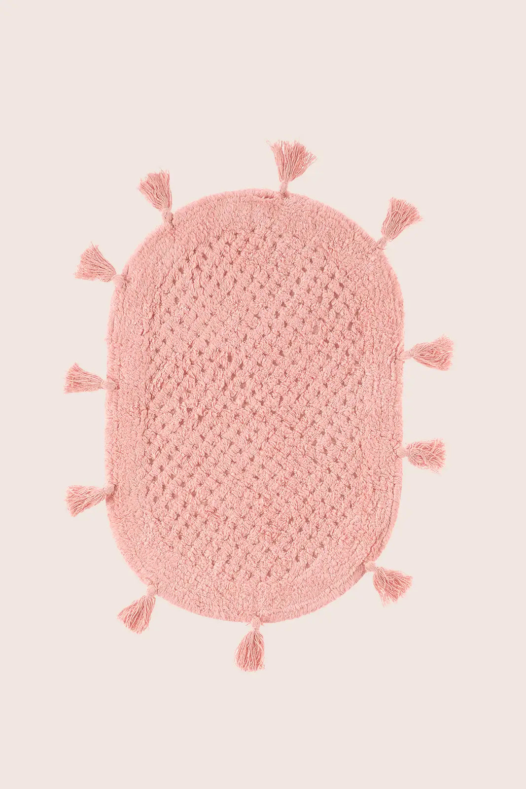 İRYA-Lampetie | Elora Tekli Banyo Paspası 40X60 Pembe-Paspas-2-fleurdirect.live