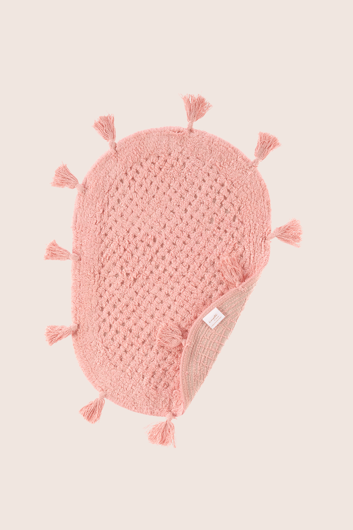 İRYA-Lampetie | Elora Tekli Banyo Paspası 40X60 Pembe-Paspas-4-fleurdirect.live