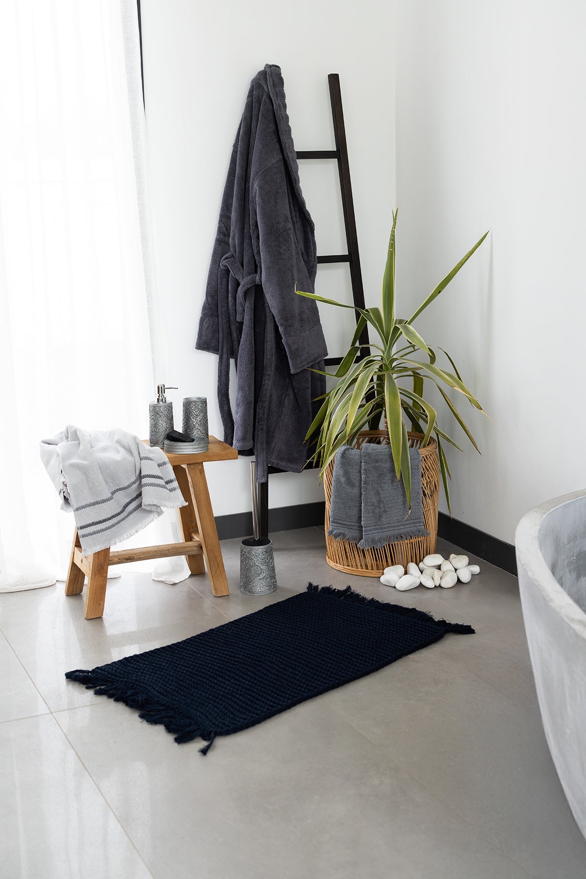 İRYA-Lane 4 Parça Banyo Seti-Banyo Düzenleyicileri-2-fleurdirect.live