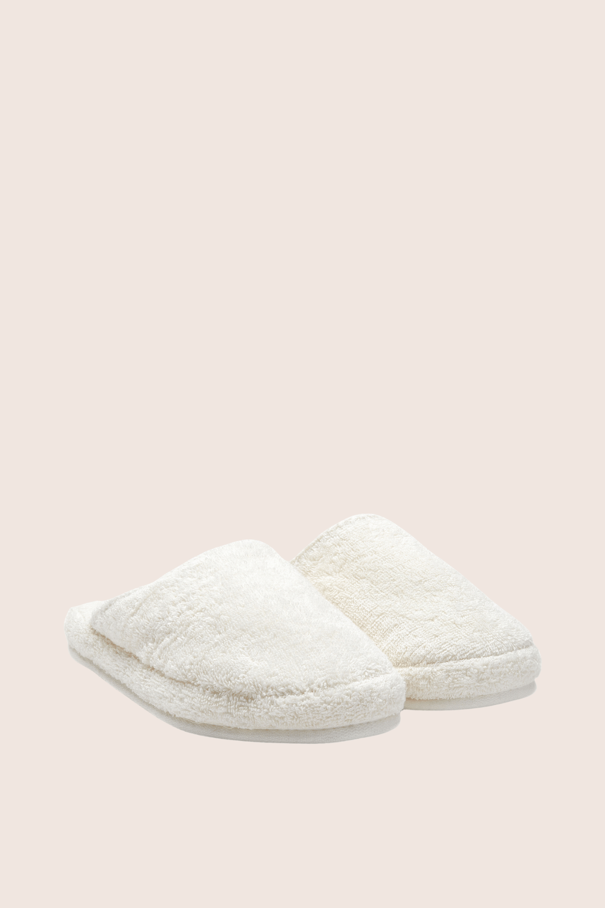 İRYA-Marble Unisex Kalın Tabanlı Havlu Terlik Krem-Sandalet & Terlik-1-fleurdirect.live