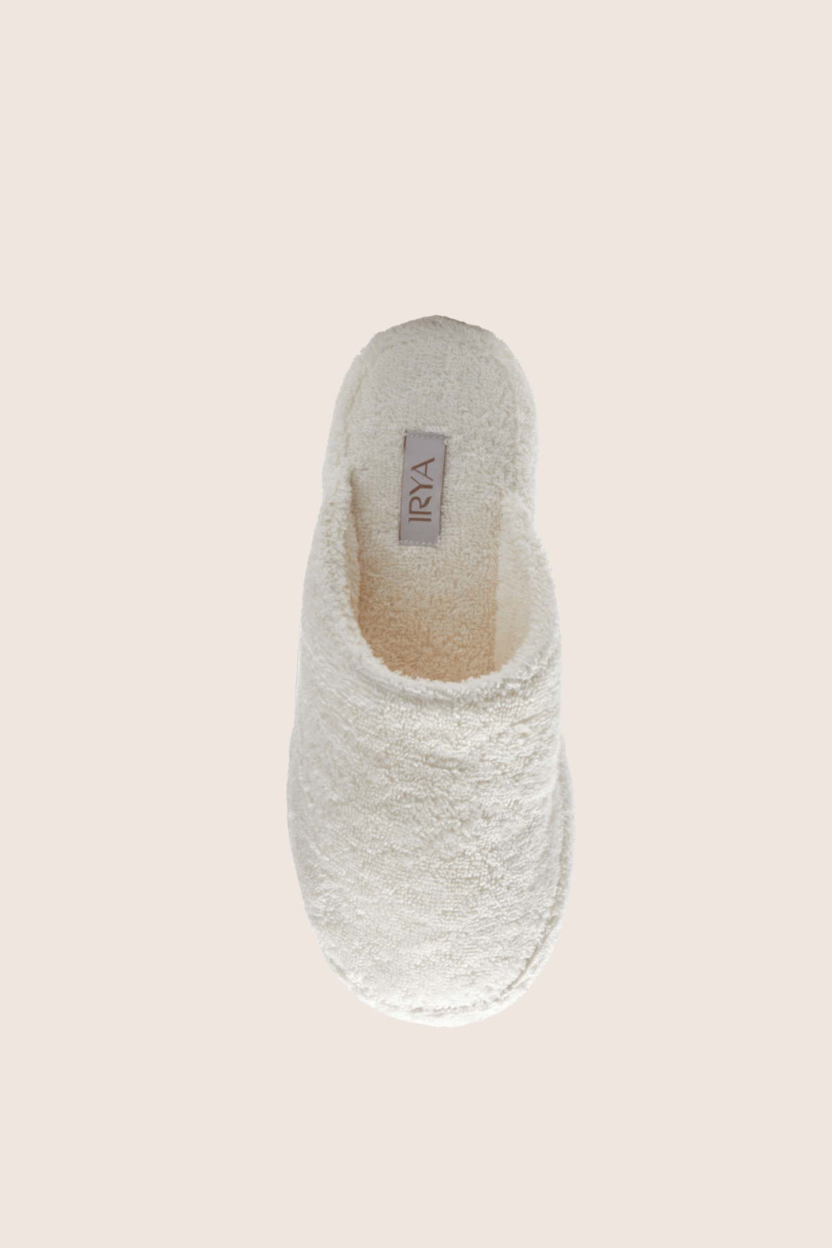 İRYA-Marble Unisex Kalın Tabanlı Havlu Terlik Krem-Sandalet & Terlik-4-fleurdirect.live
