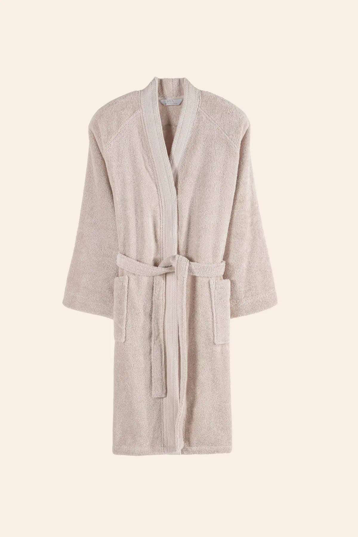 Mısır %100 Pamuk Kadın Bornoz Oyster Beige