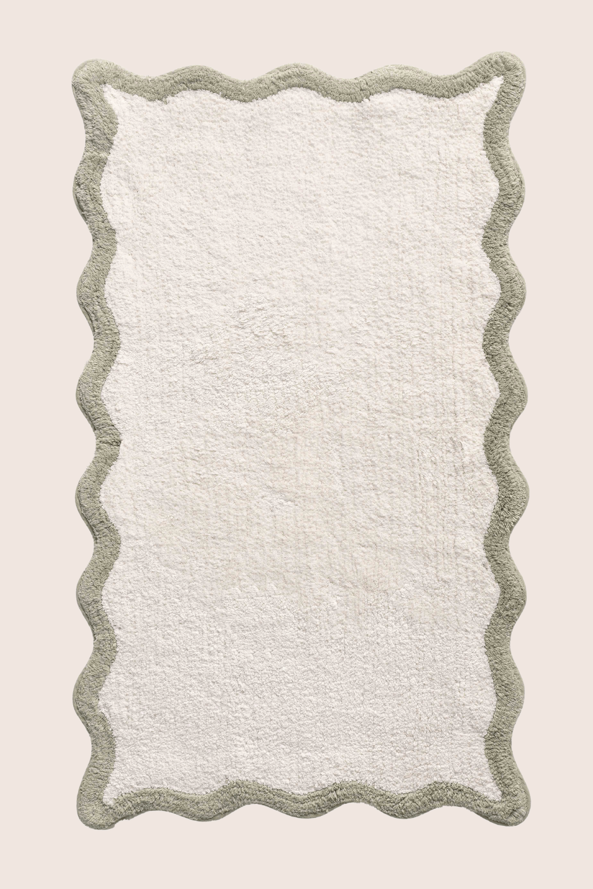 İRYA-Scallop Tekli Banyo Paspası Bambu 60X100 Yeşil-Paspas-4-fleurdirect.live