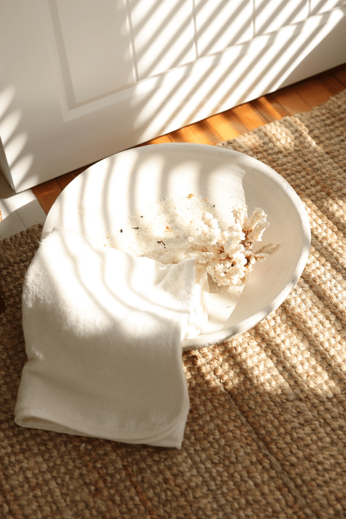 İRYA-Sedef Bambu Banyo Havlusu 70X140 Cm Ekru-Havlu & Havlu Setleri-1-fleurdirect.live