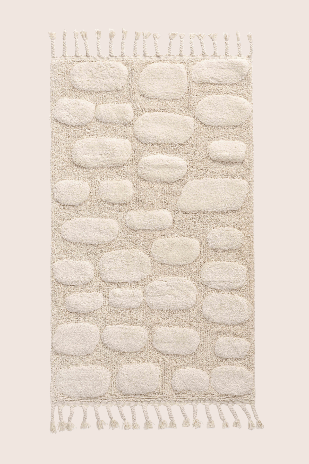 İRYA-Wall Tekli Banyo Paspası %100 Pamuk 70X150 Cm Ekru-Paspas-5-fleurdirect.live