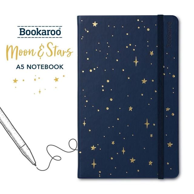 If-Bookaroo A5 Moon And Stars Çizgili Defter-Çizgili-2-fleurdirect.live