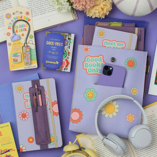If-Bookaroo Books & Stuff Pouch Kitap&Defter Kılıfı It's A Good Day-Çizgili-2-fleurdirect.live