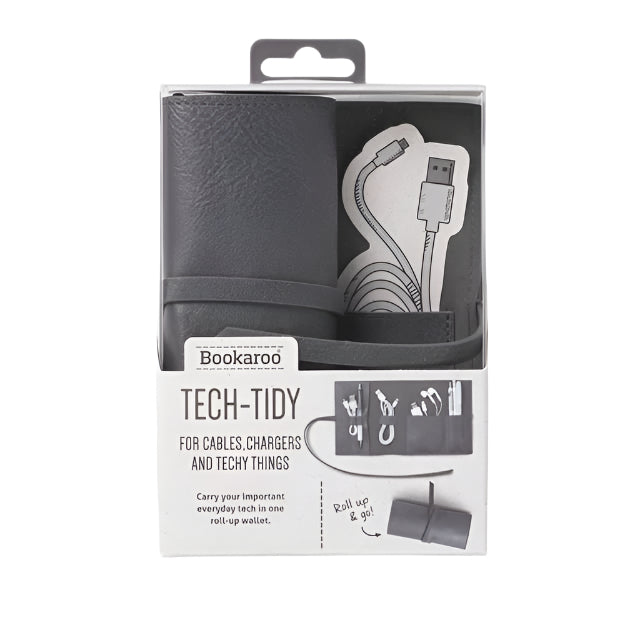 If-Bookaroo Travel Tech Tidy Kablo Düzenleyici Charcoal-Kablo Düzenleyici-1-fleurdirect.live