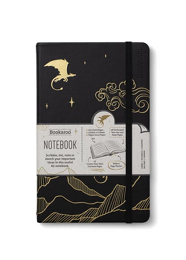 If-If Bookaroo A5 Notebook Journal çizgili Defter Dragon-Çizgili-1-fleurdirect.live