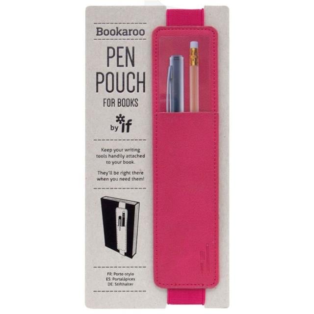 If-İf Bookaroo Pen Pouch Defter üstü Kalemlik Pink Pembe-Kitap Ayracı-1-fleurdirect.live