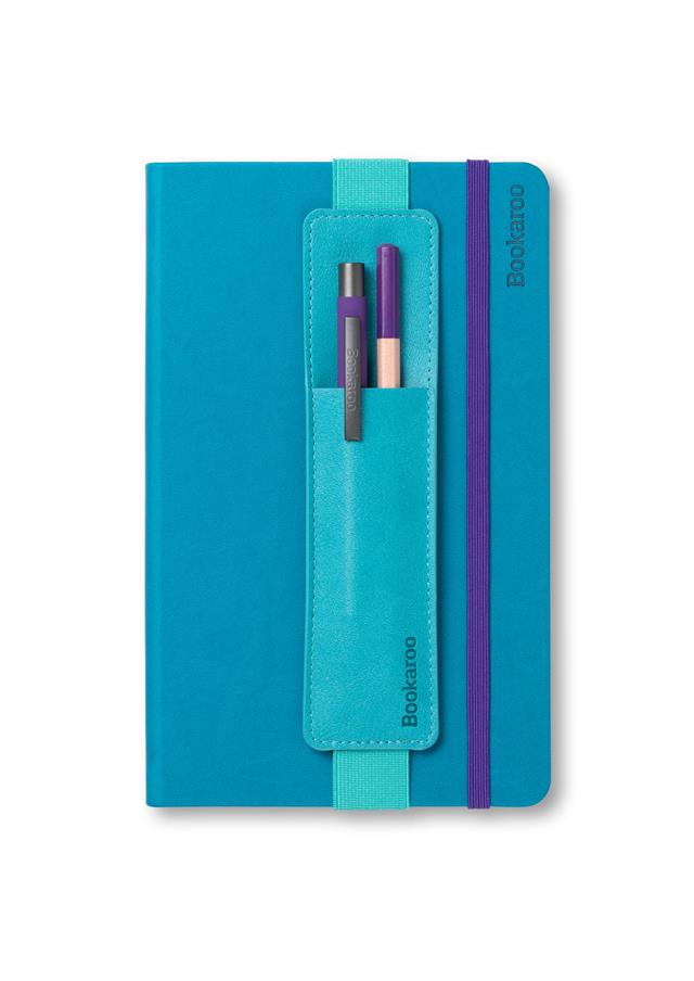 If-İf Bookaroo Pen Pouch Defter üstü Kalemlik Turquoise Turkuaz-Kitap Ayracı-1-fleurdirect.live