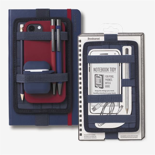If-İf Bookaroo Pen Pouch Notebook Tidy Defter üstü Düzenleyici Navy Lacivert-Kitap Ayracı-2-fleurdirect.live