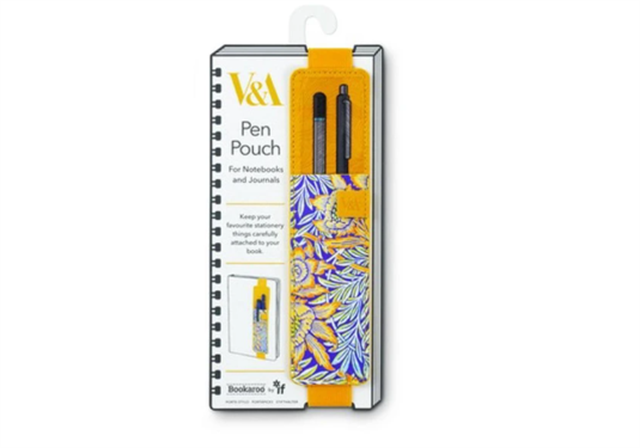 If-If Bookaroo Pen Pouch Sarı çiçekli Lastikli Kalemlik-Kitap Ayracı-1-fleurdirect.live