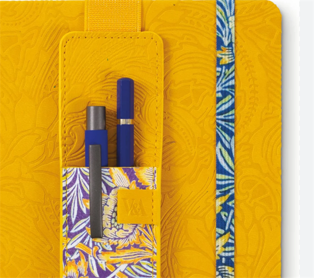 If-If Bookaroo Pen Pouch Sarı çiçekli Lastikli Kalemlik-Kitap Ayracı-4-fleurdirect.live