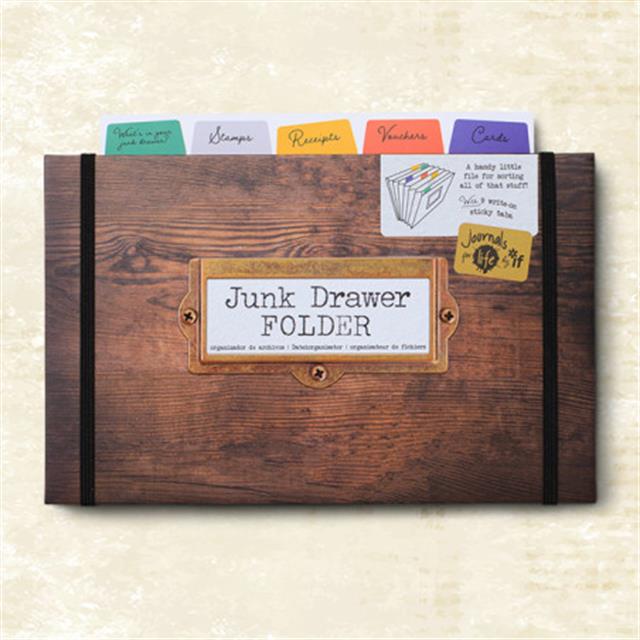 If-If Journals For Life Junk Drawer Folder Efemera Dosyası-Çizgili-1-fleurdirect.live
