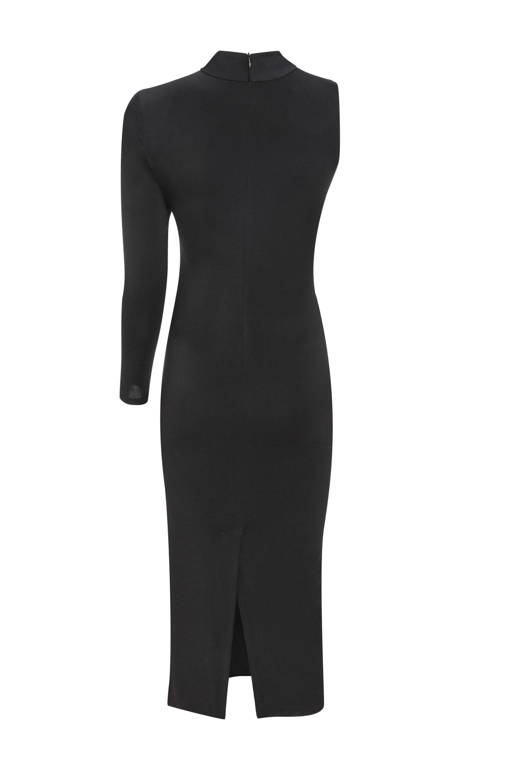 İladia-Arela One Sleeve Midi Dress-Elbise-3-fleurdirect.live