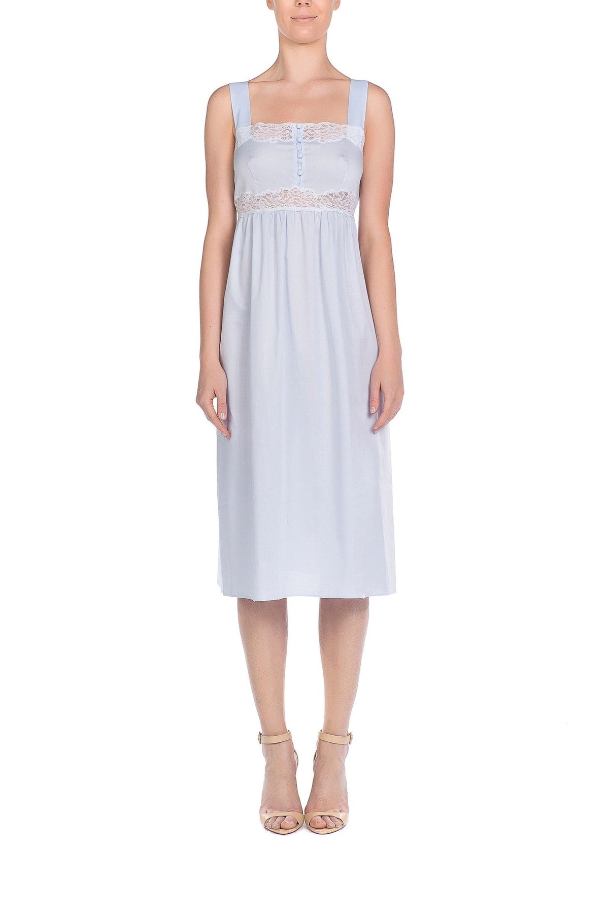 İpek Kıramer-Barbie Cotton Chemise Blue-Chemise-1-fleurdirect.live