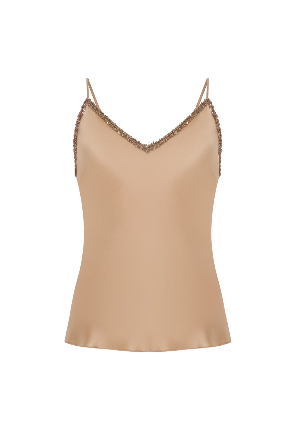 İpek Kıramer-Gold Silk Babydoll-Gecelik-2-fleurdirect.live