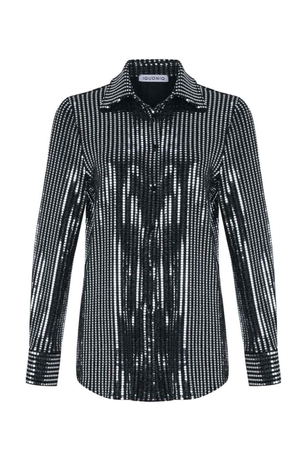 Iquoniq-Jackie With Sliver Shirt-Top-1-fleurdirect.live