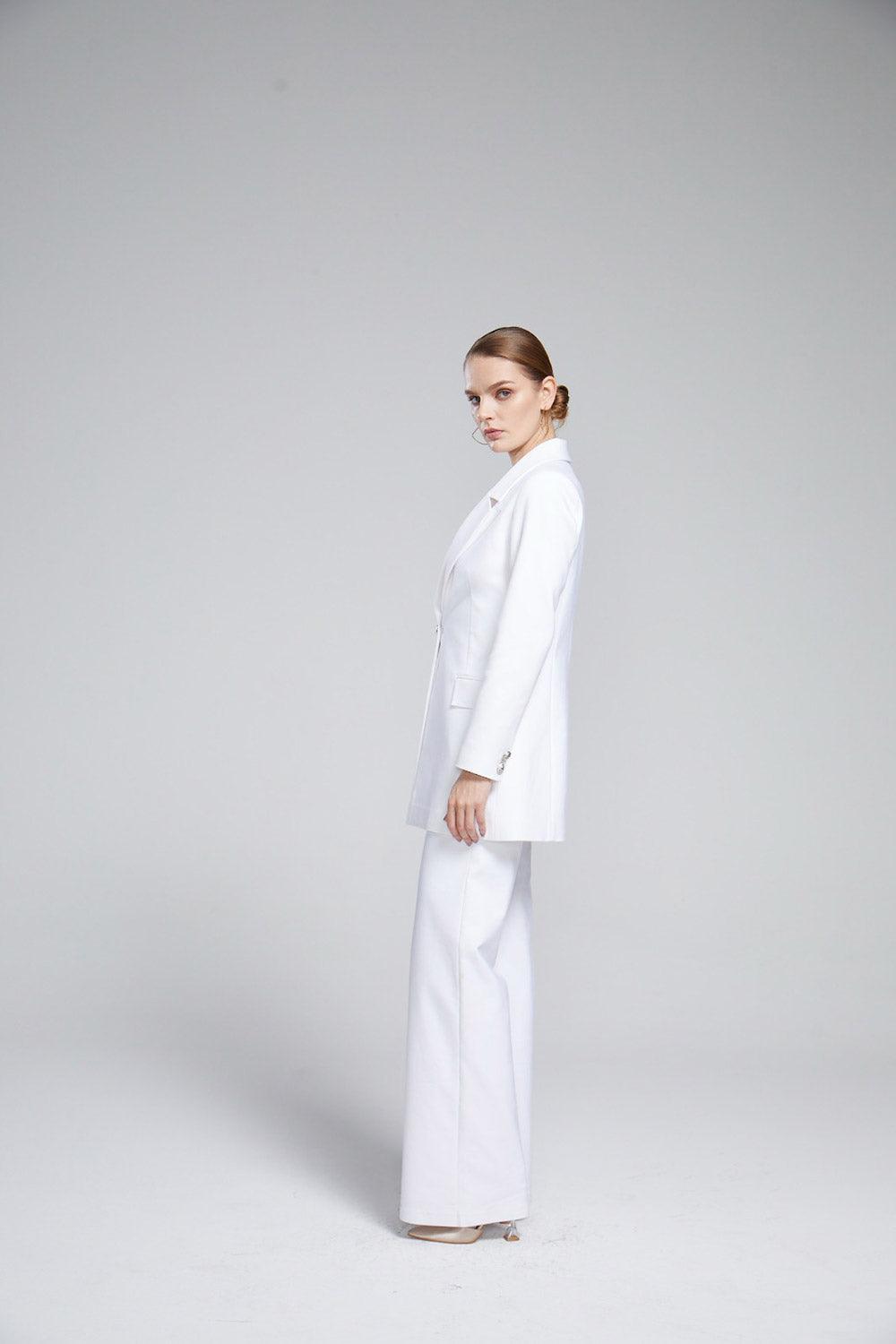 Iquoniq-Valeria Hight Waisted Pant-Kot Pantolon-3-fleurdirect.live
