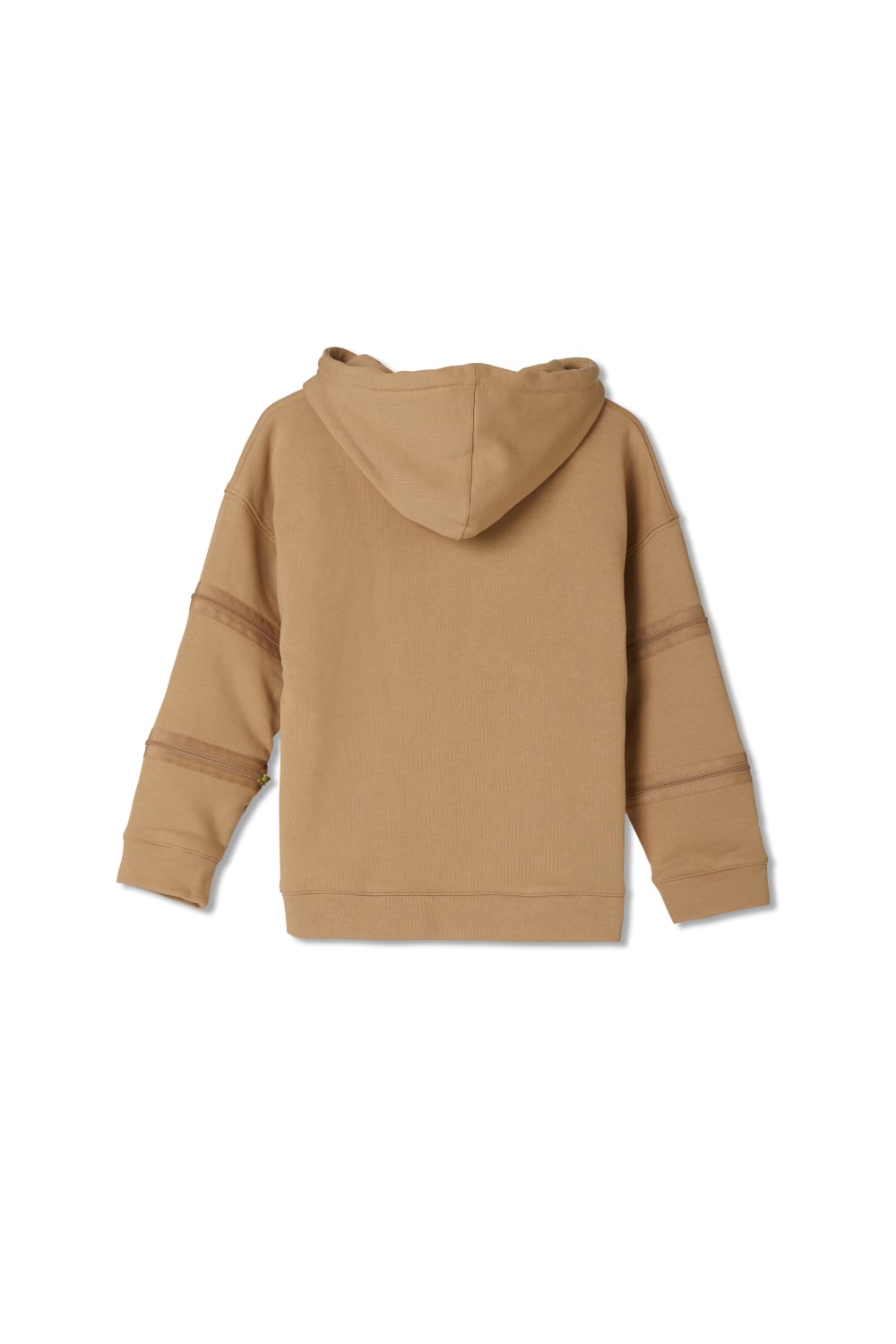JayJayJumpie-3'ü Bir Arada Dönüşebilir Hoodie Çıkarılabilir Dirsek Parçalı Kapüşonlu Çocuk Sweatshirt | Bej-Sweatshirts & Hoodies-1-fleurdirect.live