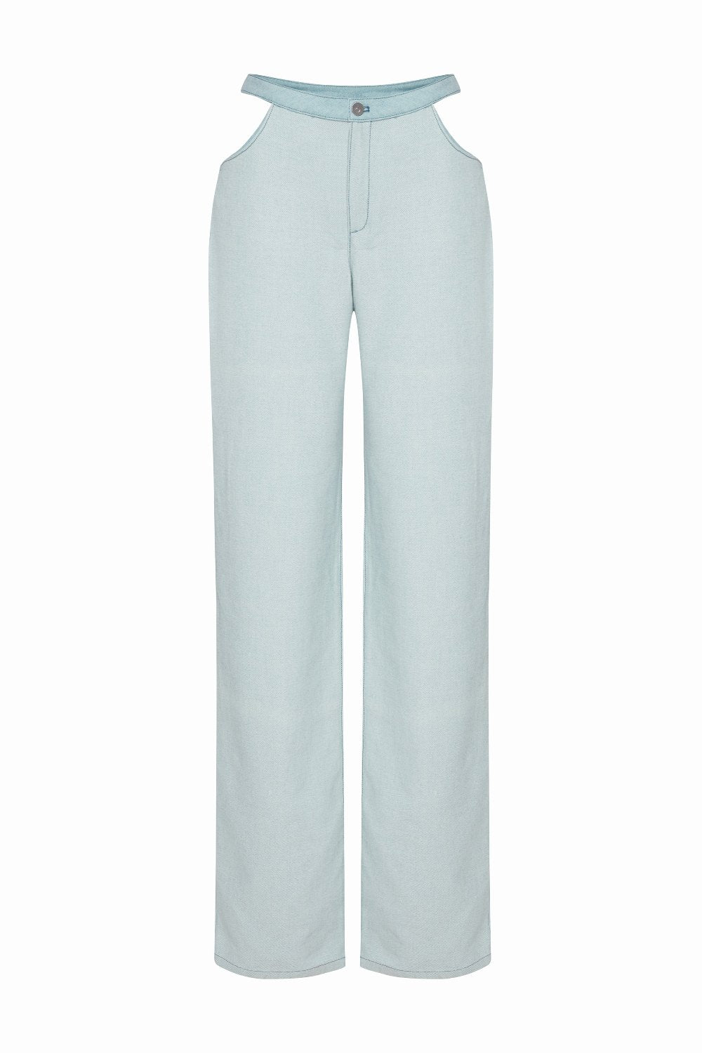 Jendue-Belinda Denim Trouser-Pantolon-3-fleurdirect.live