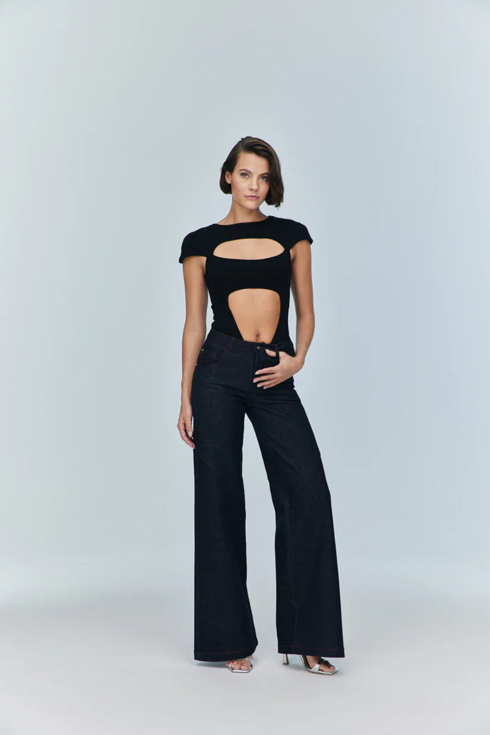 Jendue-Otara Black Bodysuit-Bodysuit-1-fleurdirect.live