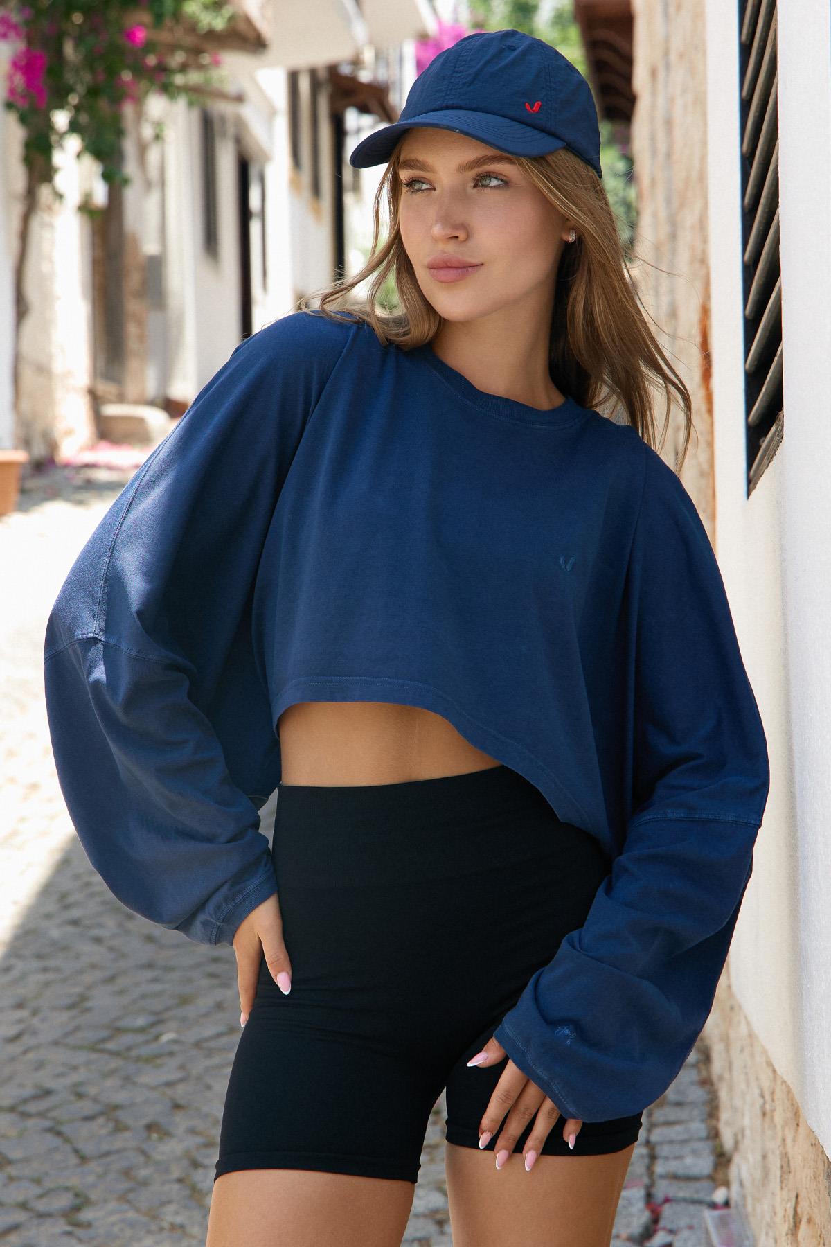 Jerf-Aura Crop Long Sleeve T-Shirt-T-Shirts-1-fleurdirect.live