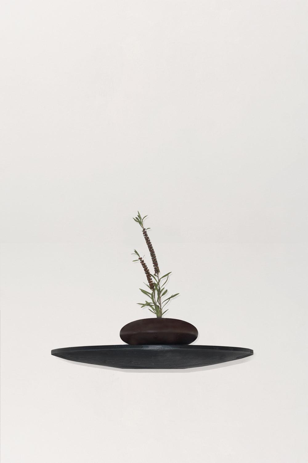 KAO Collection-Moon Raf Siyah-Duvar Rafı-3-fleurdirect.live
