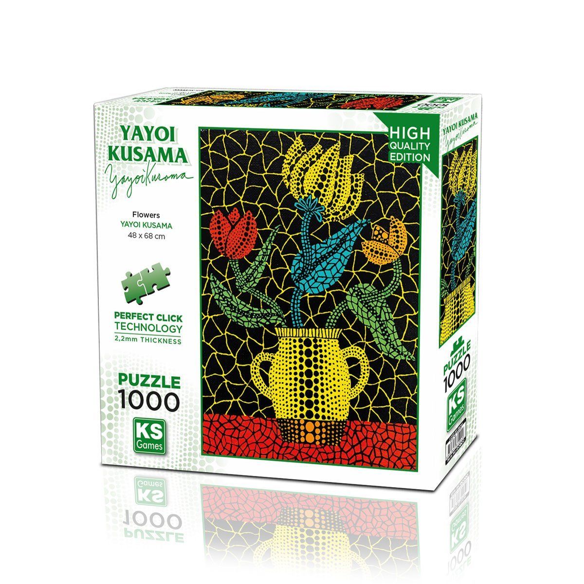 KS Puzzle-Flowers 1000 Parça Puzzle-Puzzle-1-fleurdirect.live