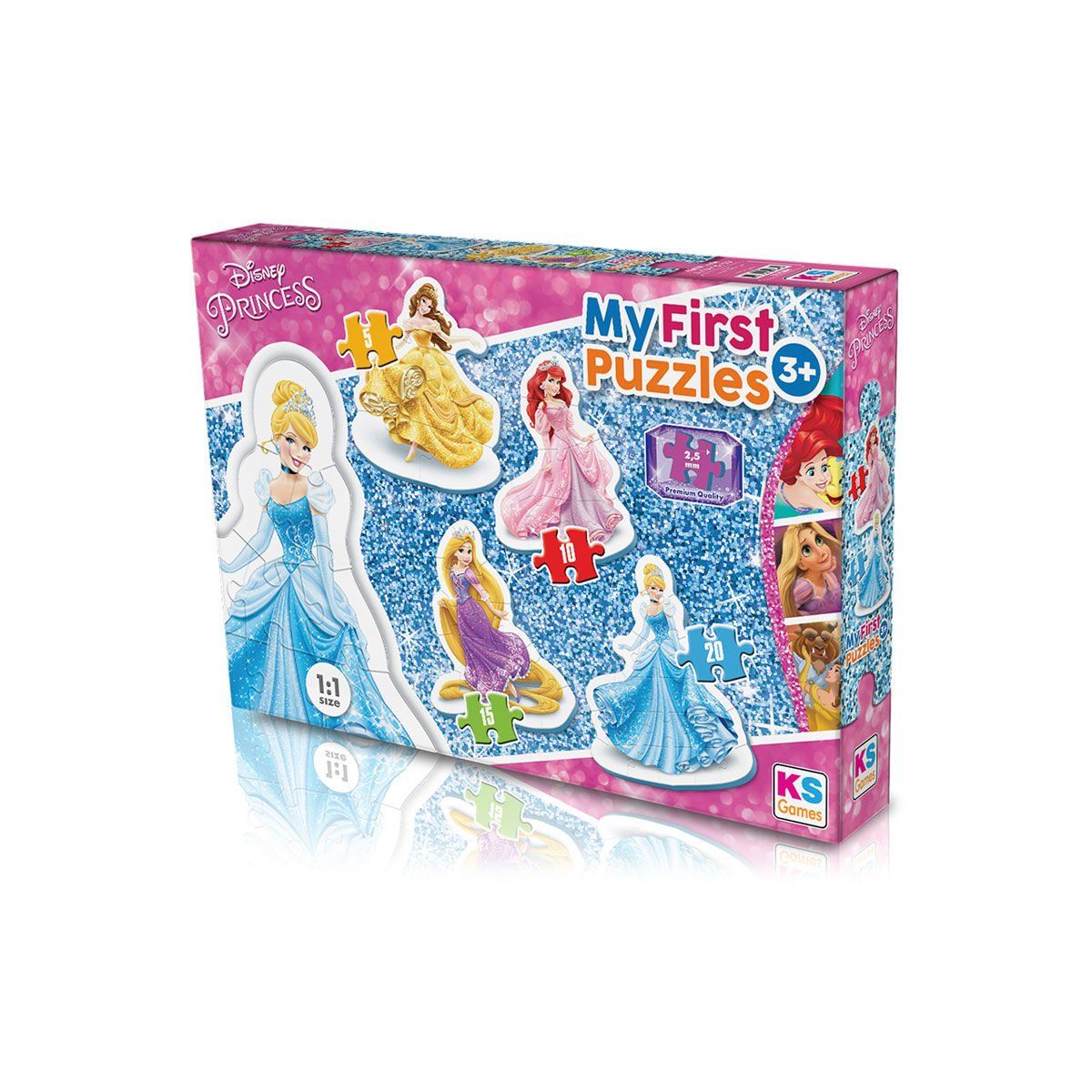 KS Puzzle-Prenses Benim Puzzle 4 In 1-Puzzle-1-fleurdirect.live