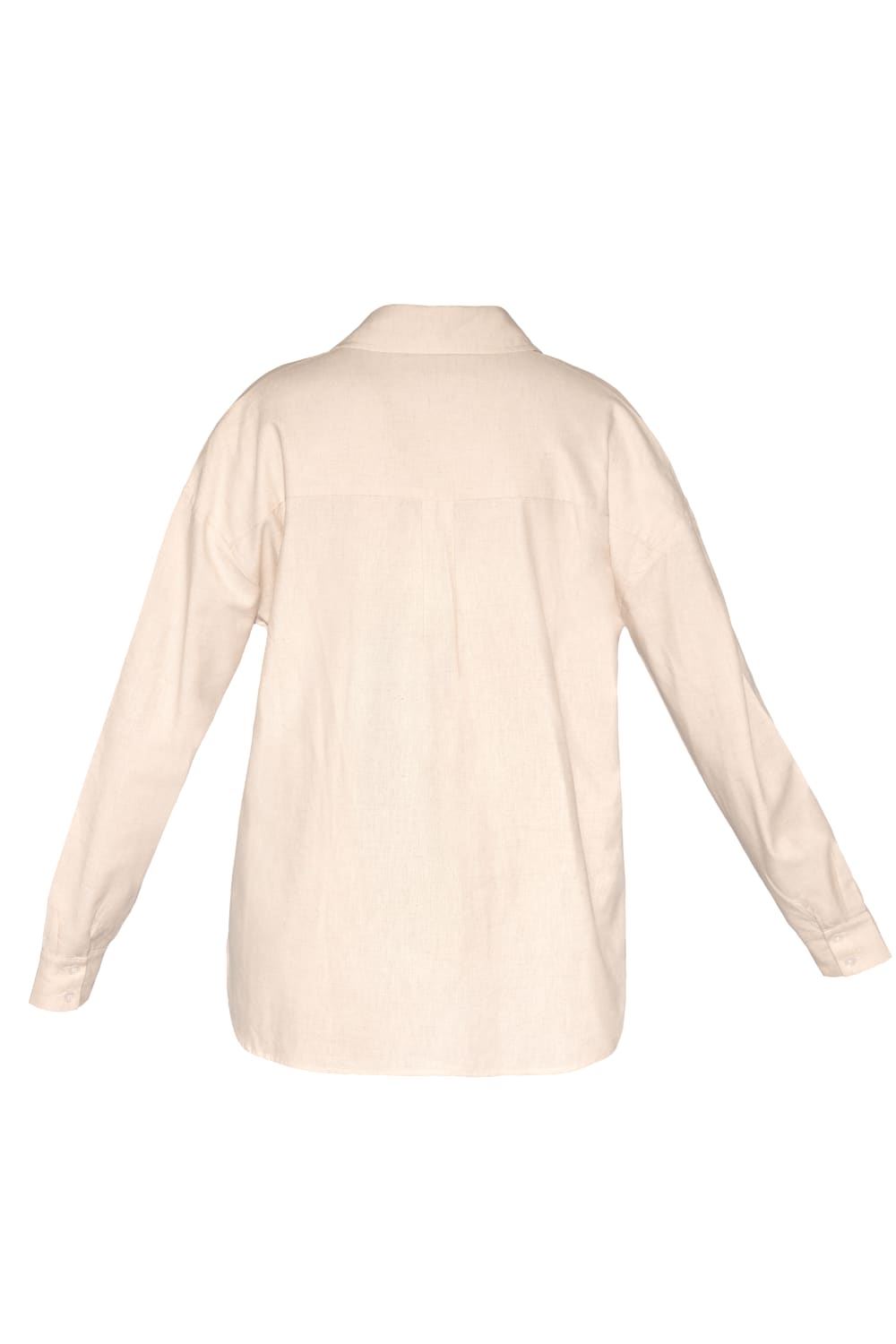 Kahshan-Beige 'signature' Linen Men Shirt-Gömlek-3-fleurdirect.live