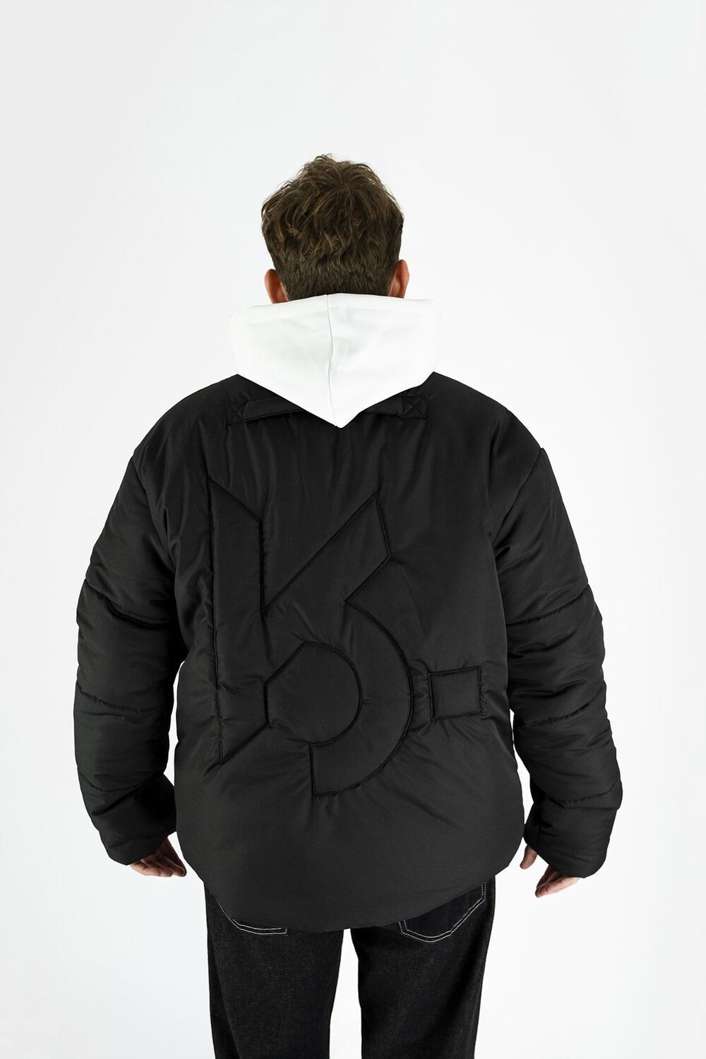 Kahshan-Black Puffer Mont-Mont-5-fleurdirect.live