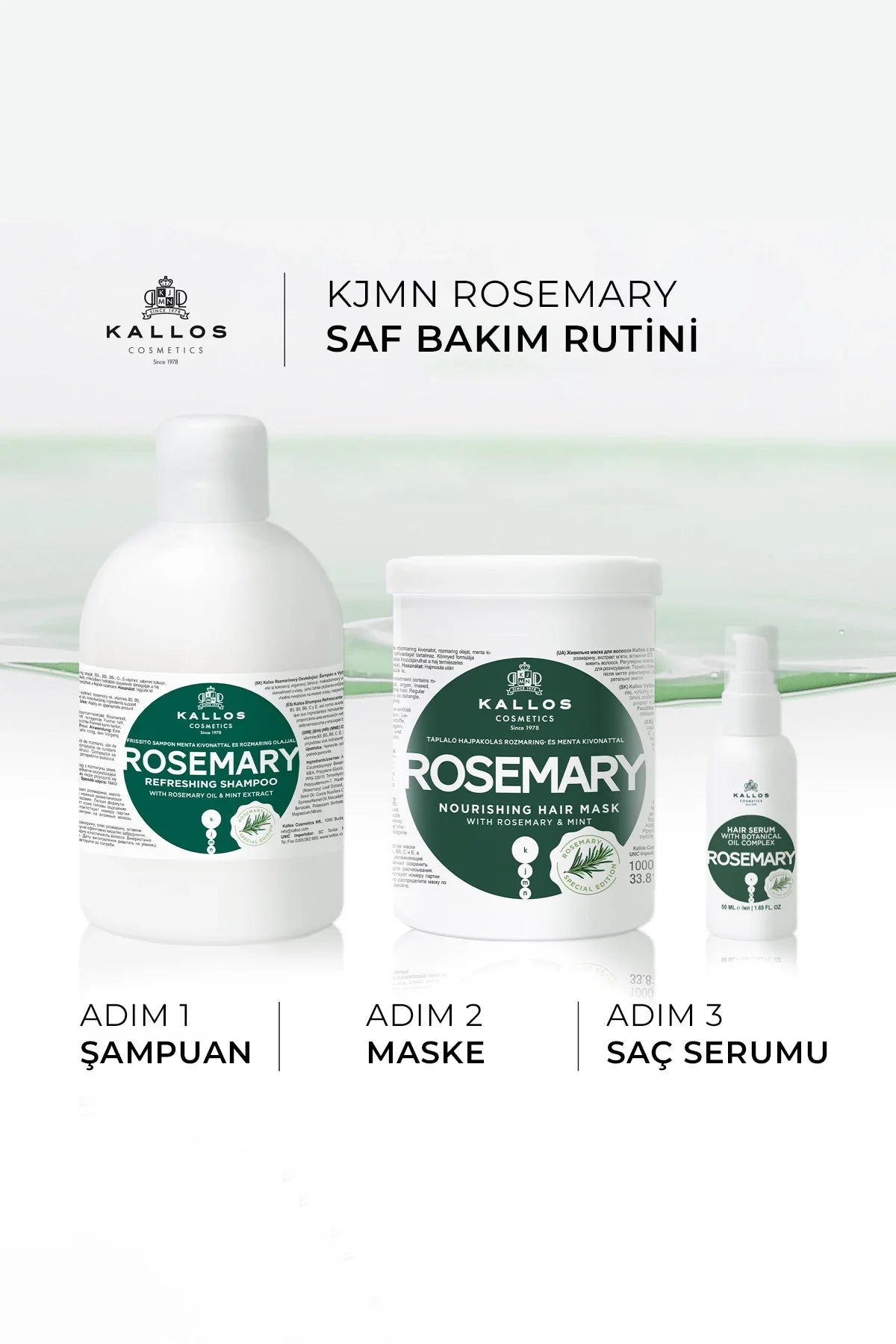 Kallos Kjmn Kırık Saç Uçları İçin Biberiye Yağlı Saç Serumu 50ml