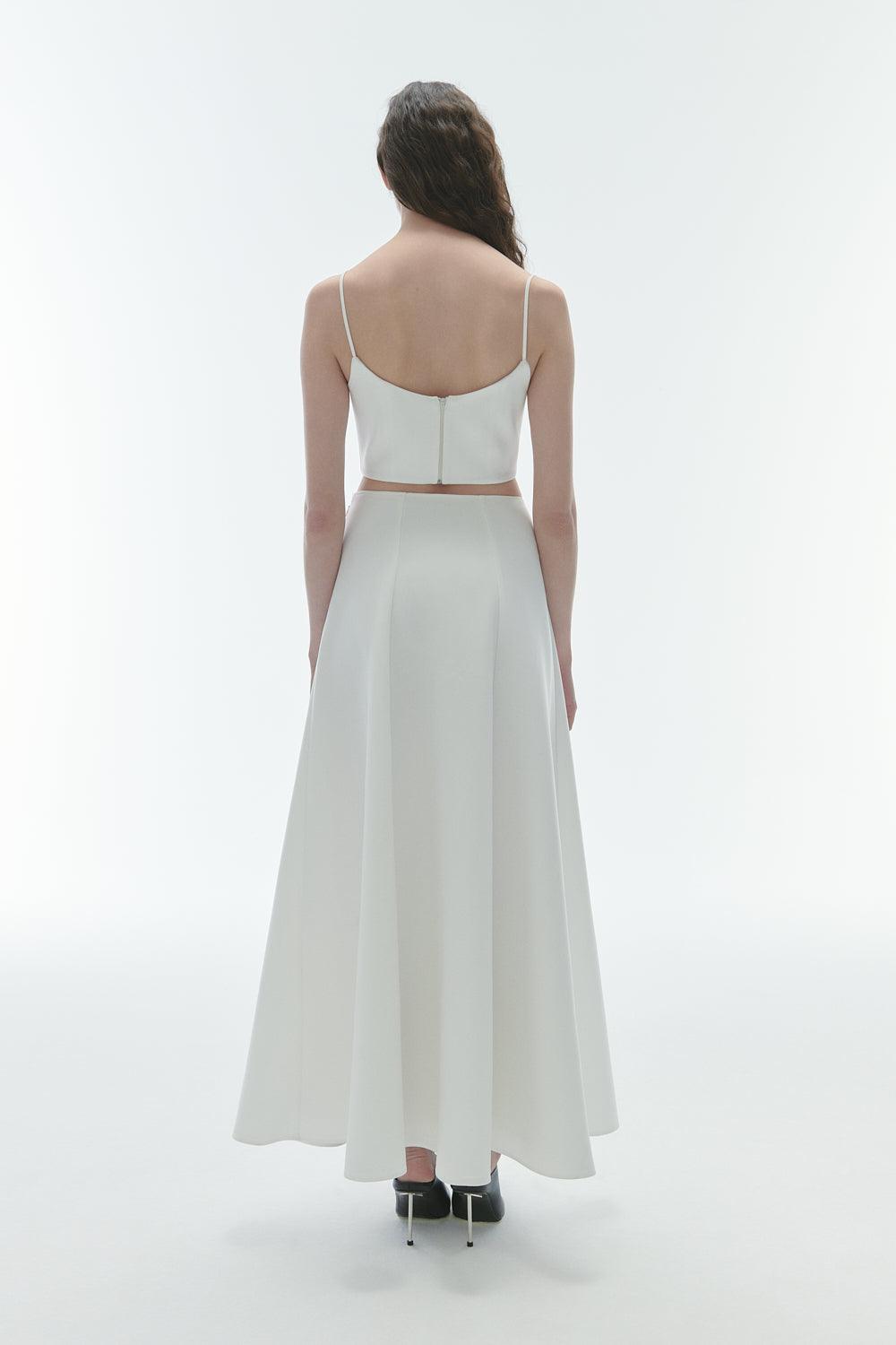 Karrla-Lally Long Skirt With Deep Slit-Etek-3-fleurdirect.live