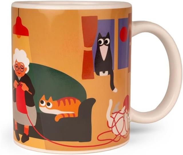 Kikkerland-Kikkerland Cat Lady Morph Mug Kupa-Kupa-3-fleurdirect.live