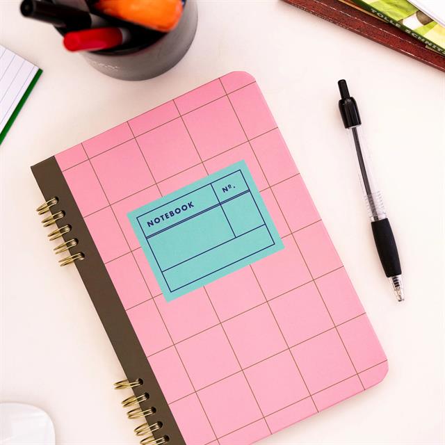 Kikkerland Inkerie Çizgili Telli A5 Defter