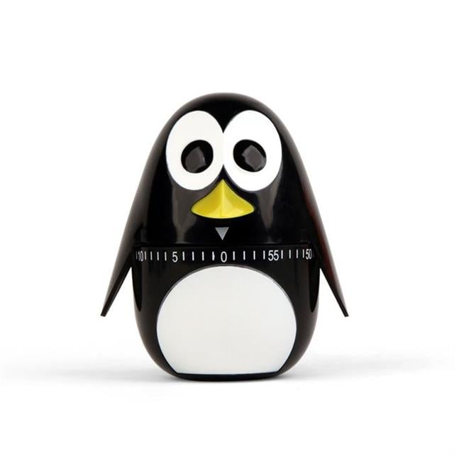 Kikkerland-Kikkerland Kitchen Timer Mutfak Zamanlayıcı Penguen-Mutfak Aksesuarları-1-fleurdirect.live