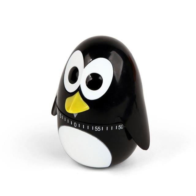 Kikkerland-Kikkerland Kitchen Timer Mutfak Zamanlayıcı Penguen-Mutfak Aksesuarları-2-fleurdirect.live
