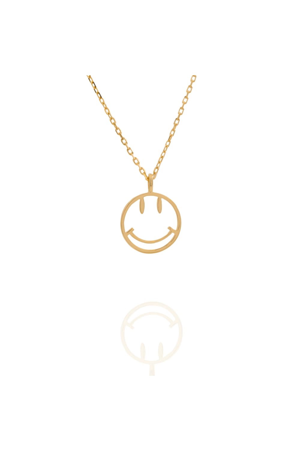 Kimolos-Smile Necklace 925 Ayar Gümüş Gülen Yüz Kolye-Kolye-1-fleurdirect.live