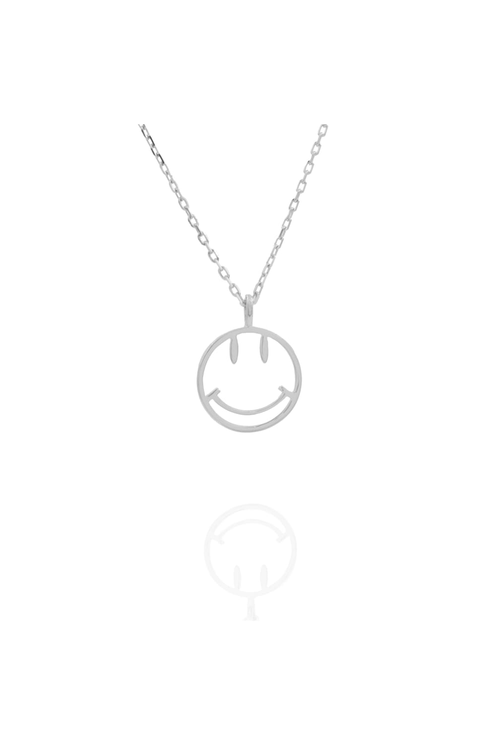 Kimolos-Smile Necklace 925 Ayar Gümüş Gülen Yüz Kolye-Kolye-2-fleurdirect.live