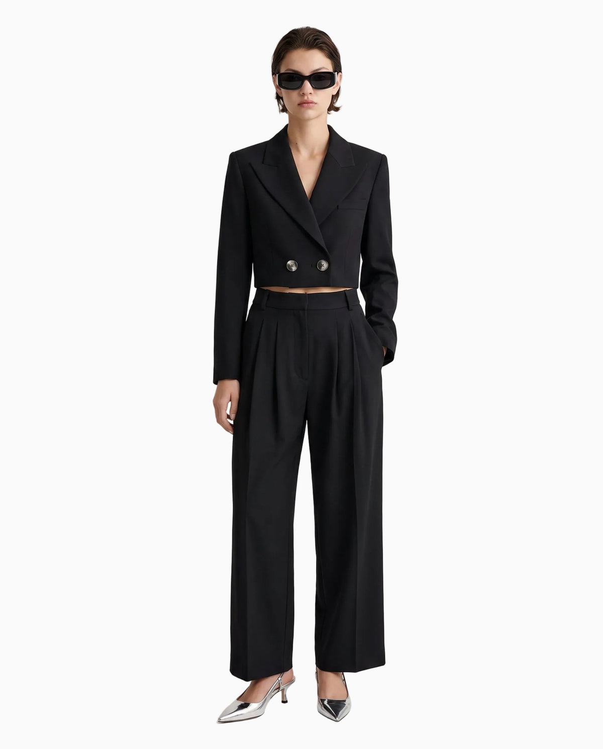 Kntlgy-Cosmic Noir Crop Blazer-Blazer Ceket-2-fleurdirect.live
